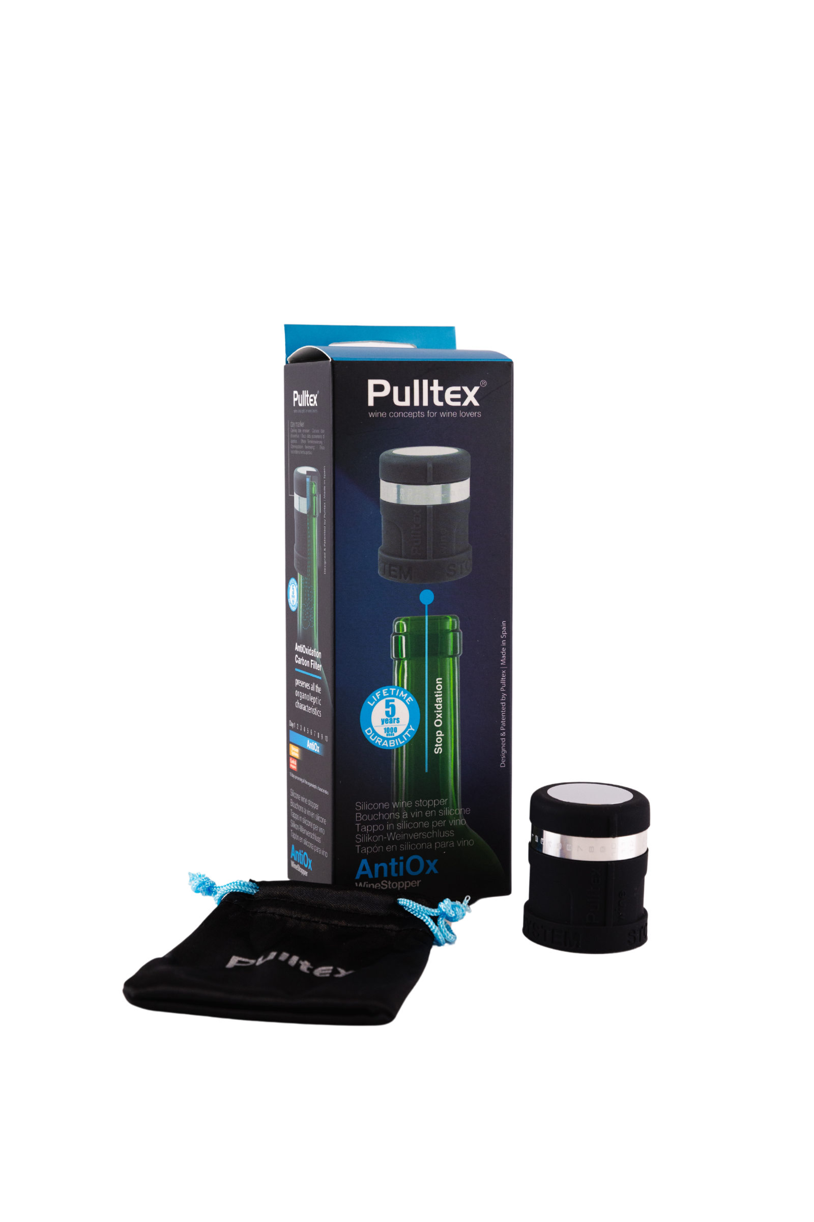 Lot 2 Bouchons Vin Silicone - Hermétique - Conserve bulles - Pulltex Lot 2 Bouchons Vin Silicone - Hermétique - Conserve bulles - Pulltex