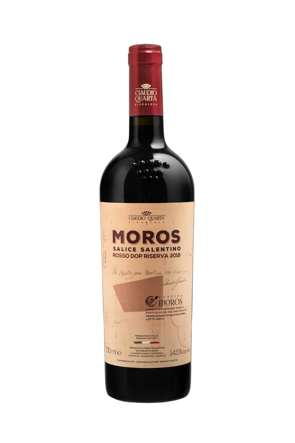 Claudio Quarta - Salice Salento Riserva "Moros" 2019